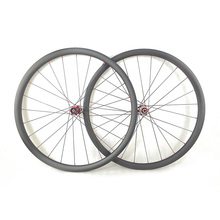 29er MTB XC tubeless lefty 1.0 2.0 carbon wheelset 30mm tubeless UD matt glossy 24H 28H 32H left hand bicycle wheels 650B availa 2024 - buy cheap