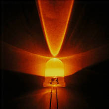 1000pcs LED 10mm LED Orange/amber 10MM Round  Emitting Diodes LEDS Lamp Light Bulb Electronic Components 2024 - buy cheap