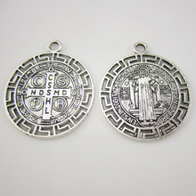 100pcs of New Catholic Saint Benedict Jubilee Medal Pendant 2024 - buy cheap