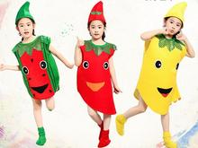 Disfraz de frutas y verduras de dibujos animados para niños, fiesta de Halloween, calabaza, plátano, árbol, familia 2024 - compra barato