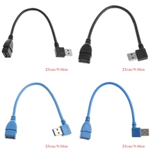 New USB 3.0 A Left/Right Angle 90 Degree Male To Female Adapter Cable Extension Cord 2024 - buy cheap