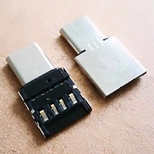 Adaptador usb3.1 tipo-c para usb otg, conversor de conexão de cabo de dados para xiaomi huawei, celular e tablet com 10 peças 2024 - compre barato