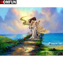 HOMFUN Full Square/Round Drill 5D DIY Diamond Painting "Scenery figure" Embroidery Cross Stitch 5D Home  A08002 2024 - buy cheap