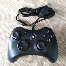 Controlador de juego con cable USB, gamepad con apariencia de P-C360 para s-w-i-t-c-h, color negro o azul claro, 10 Uds. 2024 - compra barato