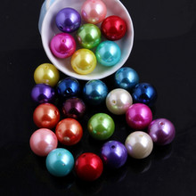 OYKZA-Cuentas de perlas de imitación acrílicas gruesas para niños, joyería de moda, fabricación de collar de cuentas, 20mm, 6mm a 28mm 2024 - compra barato