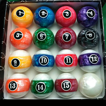 Novo design de jogo de bolas de bilhar, 2, 0 ", 2017mm, 1/4", 8 bolas, conjunto completo de três bolas, acessórios de carteira, novo, 57.2 2024 - compre barato