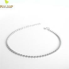 Flyleaf Simple Bead Chain Bracelets & Bangles High Quality Real 925 Sterling Silver Bracelets For Women Fashion Fine Jewelry 2024 - buy cheap