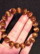 free shipping 10mm Natural Cat Eye Copper Rutilated Quartz Crystal Beads Bracelet AAAAA 2024 - buy cheap