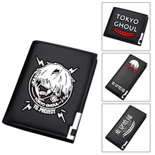 Alta qualidade tóquio ghoul cosplay longo bolsa de couro do plutônio carteira anime id cartão titular kaneki ken dinheiro saco notecase 2024 - compre barato