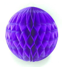 10 pcs/lot 10cm(4 inch) Purple Tissue Paper Honeycomb mini Ball Birthday Paper Ball for Baby Shower Decoration Favor 2024 - buy cheap