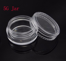 50PCS/LOT-5G Cream Jar,Empty Plastic Cosmetic Container,5ml clear jar,Small Sample Makeup Sub-bottling nail powder case 2024 - buy cheap