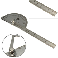 3Styles Stainless Steel Machinist Goniometer Tool Protractor Angle Finder Arm Measuring Round Head General Tool Craftsman Ruler 2024 - buy cheap