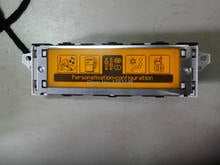 Оригинальный Желтый экран Поддержка USB и Bluetooth 2-зоны кондиционер монитор для citroen C4 C5 C8 Peugeot 307 407 408 5008 2024 - купить недорого