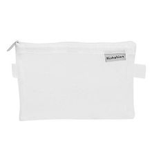 Zip up Nylon Mesh Pencil Pen Stationary Holder Case Bag White for Students 2024 - buy cheap