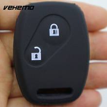 VEHEMO 2 кнопки силиконовый Автомобильный ключ набор Автомобильный ключ чехол оболочка автомобиля Стайлинг флип прочный ключ оболочка авто автомобиль для дистанционного управления 2024 - купить недорого