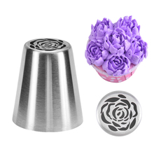 Drop Rose Flower Cake Chocolate Russian Nozzles Stainless Steel Icing Piping Nozzle Pastry Tips DIY Baking Decorating Tools 2024 - buy cheap