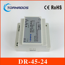 (DR-45-24) 45W 24V switch power source (85-264VAC input) 45W 24v dc din rail power supply free shipping 2024 - buy cheap