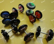 20 piezas todo a granel de la joyería agradable falso tramposo oreja enchufe expansor Pierce túnel envío gratis LB314 de resina de moda pendientes 2024 - compra barato