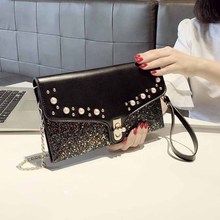 vintage leather handbags hotsale women wedding clutches ladies party purse famous designer crossbody shoulder messenger bags 2024 - buy cheap