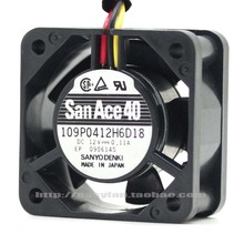 NEW SANYO DENKI SAN ACE 109P0412H6D18 4cm 4020 double ball bearing 12V cooling fan 2024 - buy cheap