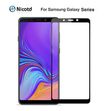 9H Glass Tempered Film For Samsung A9 2018 Full Cover Screen Protector For Samsung A6 A6+ A8 A8+ A7 J6 J7 J8 2018 J3 J5 J7 2017 2024 - buy cheap