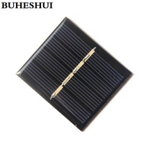 BUHESHUI-Mini Panel Solar de 0,36 W y 2V, célula Solar policristalina, bricolaje, juguete educativo, 42,5x48,5x2,4 MM, 100 unids/lote, venta al por mayor 2024 - compra barato