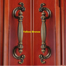 Maçaneta de móveis vintage 128mm, maçaneta criativa de bronze para puxar armário, gavetas, clássico, 5 ", amarelo, maçaneta de porta, puxador 2024 - compre barato