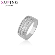 Xuping Fashion Engagement Ring with Rhodium Color Plated Big Promise for Women Wedding Jewelry Valentine's Day 13297 2024 - buy cheap