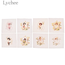 Lychee Retro Beauty Hand Dyed Cotton Linen Fabric Sewing Printed Fabric DIY Patchwork Decoration For Home Textile 2024 - buy cheap