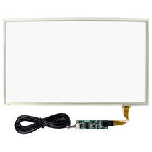 4-проводная резистивная сенсорная панель 14,1 дюйма с контроллером для 14-дюймового ЖК-экрана 1366x768 2024 - купить недорого