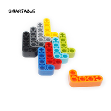 Smartable-piezas de bloques de construcción Liftarm 2x4 para niños, juguetes educativos creativos, Compatible con 32140 MOC, 50 unids/lote 2024 - compra barato