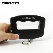 DAGEZI new Portable 10g-50KG LCD  Fishing Hook Scale Weighing Scales Fishing tackle boxes 2024 - buy cheap
