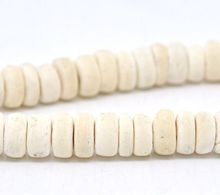 DoreenBeads Nature Color Coconut Shell Rondelle Loose Beads 8mm 40cm,sold per pack of 4 strands 2024 - buy cheap