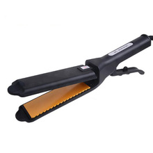 Plancha de pelo ondulada para generar Cabello, férula eléctrica de raíz esponjosa para generar cabello ondulado, rizador de pelo liso, D016 2024 - compra barato