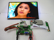 Placa de driver lcd hdmi + 2 av + vga, painel lcd ips de 10.1 polegadas b101uan02 1920*1200 + cabo lvds + teclado osd 2024 - compre barato