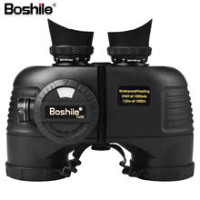 Boshile-binóculo militar telescópio poderoso hd 7x50, binocular, alta qualidade, à prova d'água, com telêmetro e bússola 2024 - compre barato