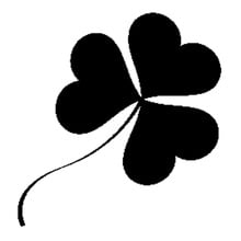 15.3cm*16cm Luck Plant Fashion Decor Car Accessories Vinyl Car Sticker Black/Silver S3-6199 2024 - buy cheap