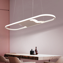 Branco moderno led pingente luzes para sala de jantar pendurado luzes suspensão nordic luminária luminária lâmpada luz 2024 - compre barato