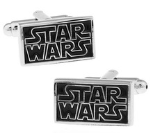 Free Shipping Star Wars Cufflinks Wholesale&retail Novelty Black Classic Movie Design Quality Brass Material Best Gift For Men 2024 - buy cheap
