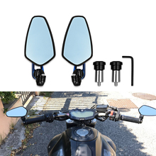 1 Pair Universal Scooter Motorcycle Side Rear Rearview Mirror Aluminum Bar End 7/8" Side Mirrors For Harley Cafe Racer 22mm 2024 - buy cheap