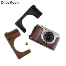 Black/Brown/Coffe Camera Half Body Leather Case Cover For Fuji Fujifilm XF10 xf10 Bottom Opening Case 2024 - buy cheap