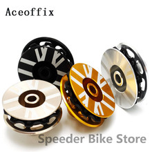 Aceoffix 4 cores para brompton bicicleta tensor roda 43g liga de alumínio cnc para única velocidade 2 3 4 velocidade 2024 - compre barato