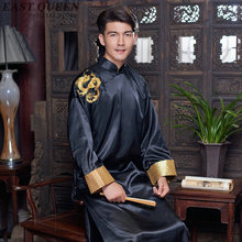 Cheongsam men wedding chinese dress men mandarin collar robe  male traditional chinese clothing    KK2333 2024 - buy cheap