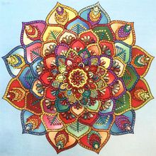 1 PCS Colorful Flower 5D Special Shaped Diamond Painting Embroidery Needlework Rhinestone Crystal Cross Craft Stitch Kit DIY 2024 - buy cheap