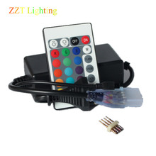 24 key 220v rgb led strip controller can connect 50meter rgb led strip 2024 - buy cheap