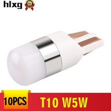 hlxg 10PCS T10 168 194 2825 W5W LED Bulbs For Parking Position Lights Parking Side License Plate Lamp Wedge Dome Tail Bulbs 2024 - buy cheap