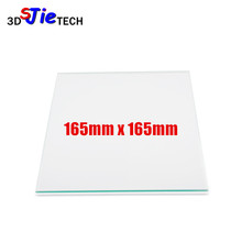 165x165mm Borosilicate Glass Plate 3mm thicknees Polished Edge for Creality Ender-2 3D Printer 2024 - buy cheap