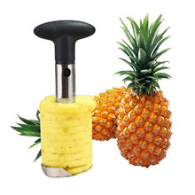 Stainless steel fruit pineapple cutter spiral corer slicer peeler kitchen peeler shredder easy tool accessoires de cuisine 2024 - buy cheap