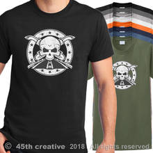 2019 New Cotton T-shirt Trucker Crossbones T-shirt - semi truck driver skull shirt trucking skull shirt Summer Style Tee Shirt 2024 - buy cheap