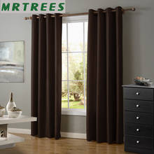 Modern solid blackout curtains for living room bedroom finished window blackout curtains for window curtain drapes blinds panels 2024 - buy cheap